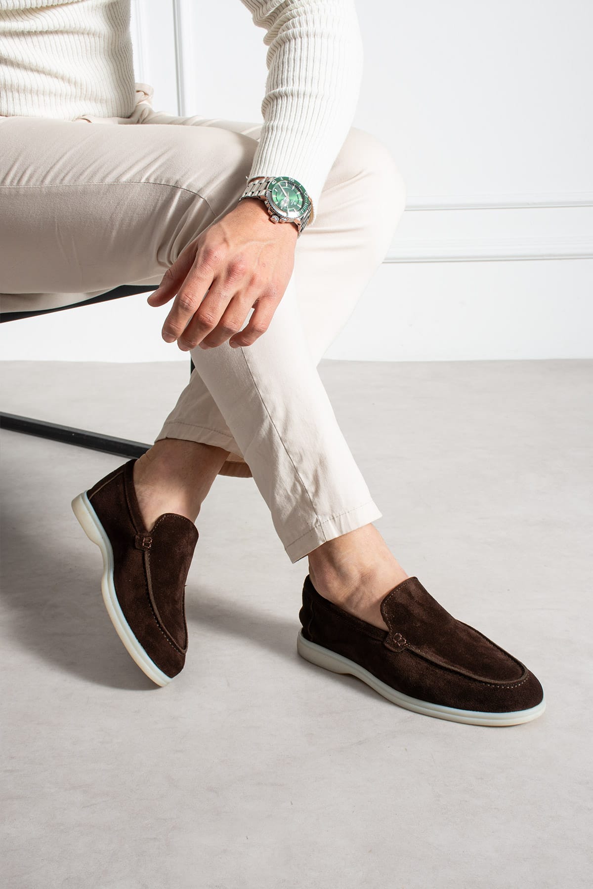Summer Walk Süet Loafer Ayakkabı