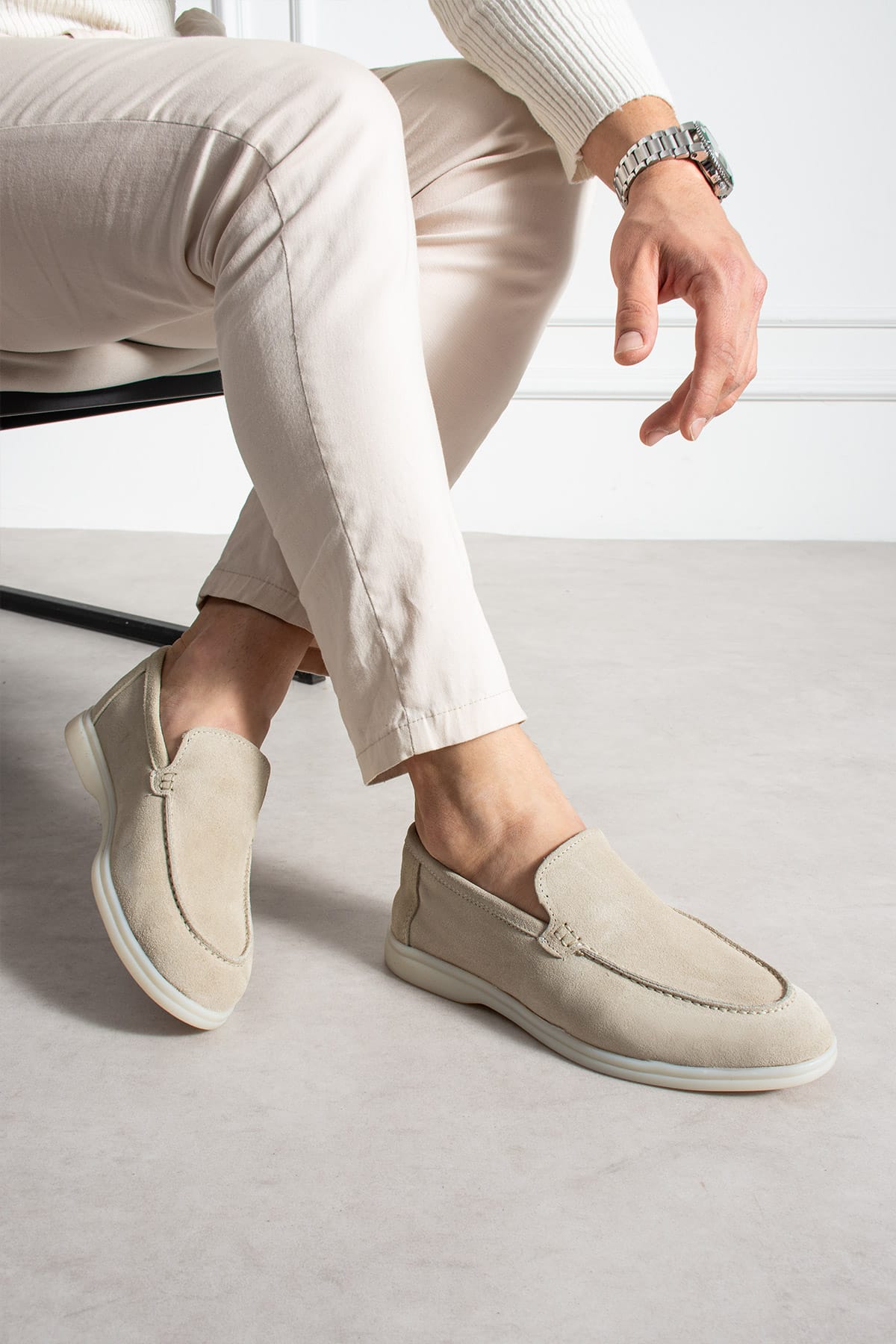 Summer Walk Süet Loafer Ayakkabı